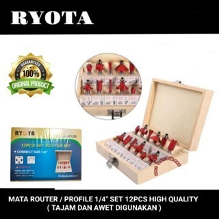ryota mata router / profile set 12pcs 1/4"