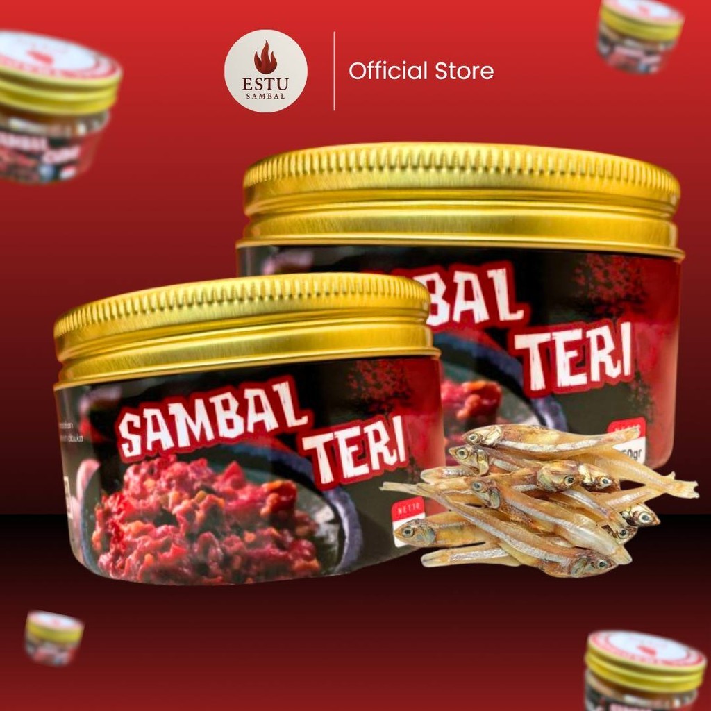 

Estu Sambal Teri- Sambal Rumahan Khas Nusantara dengan Rasa Otentik & Kenikmatan Asli dari Bahan Pilihan