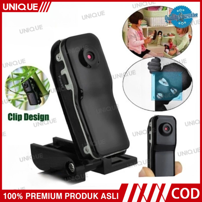 UNIQUE Camera HDVR mini MD80  Mini kamera smart Kamera Pengintai Digital Spy Kamera Video Foto Voice