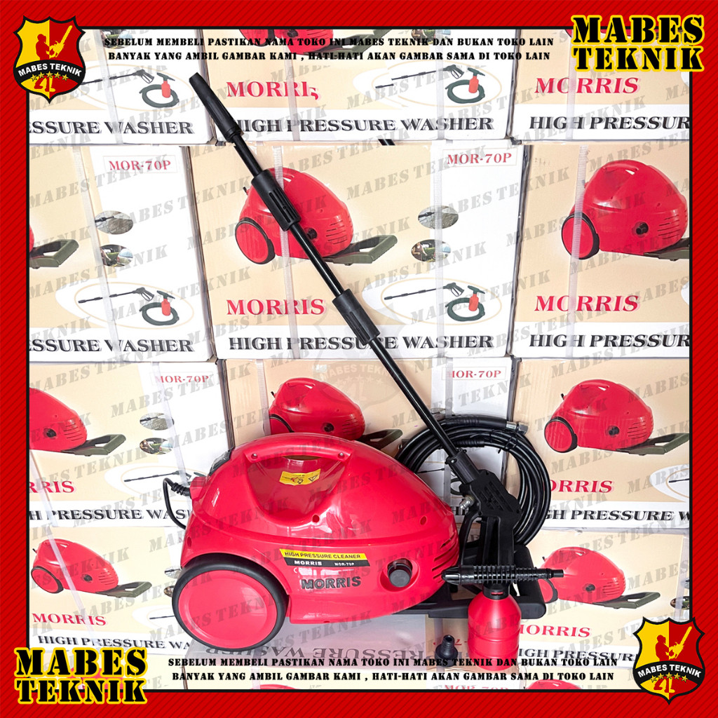 MESIN CUCI AC STEAM CUCI MOBIL MORRIS 70P MORRIS MOR 70 P JET CLEANER