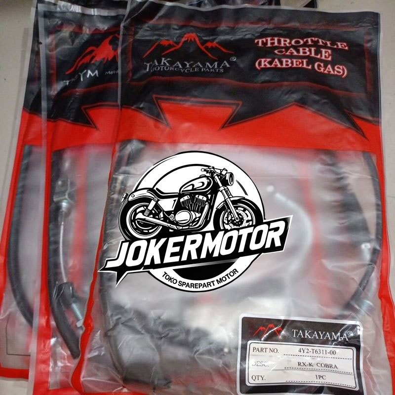 KABEL GAS TALI GAS YAMAHA RX-KING COBRA - TAKAYAMA
