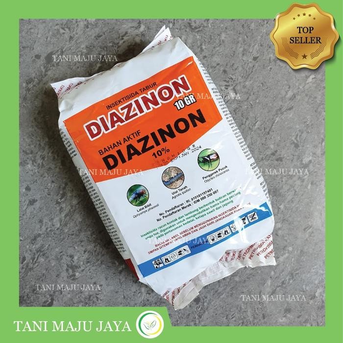 PROMO  Insektisida Diazinon 10GR 1 KG Obat Pembasmi Hama Tanah Tanaman Cacing Orong Ulat Bumi Rayap 