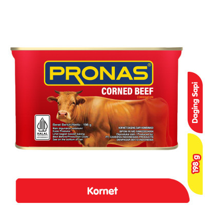 

PRONAS Kornet Daging Sapi Kaleng 198 g - AMY
