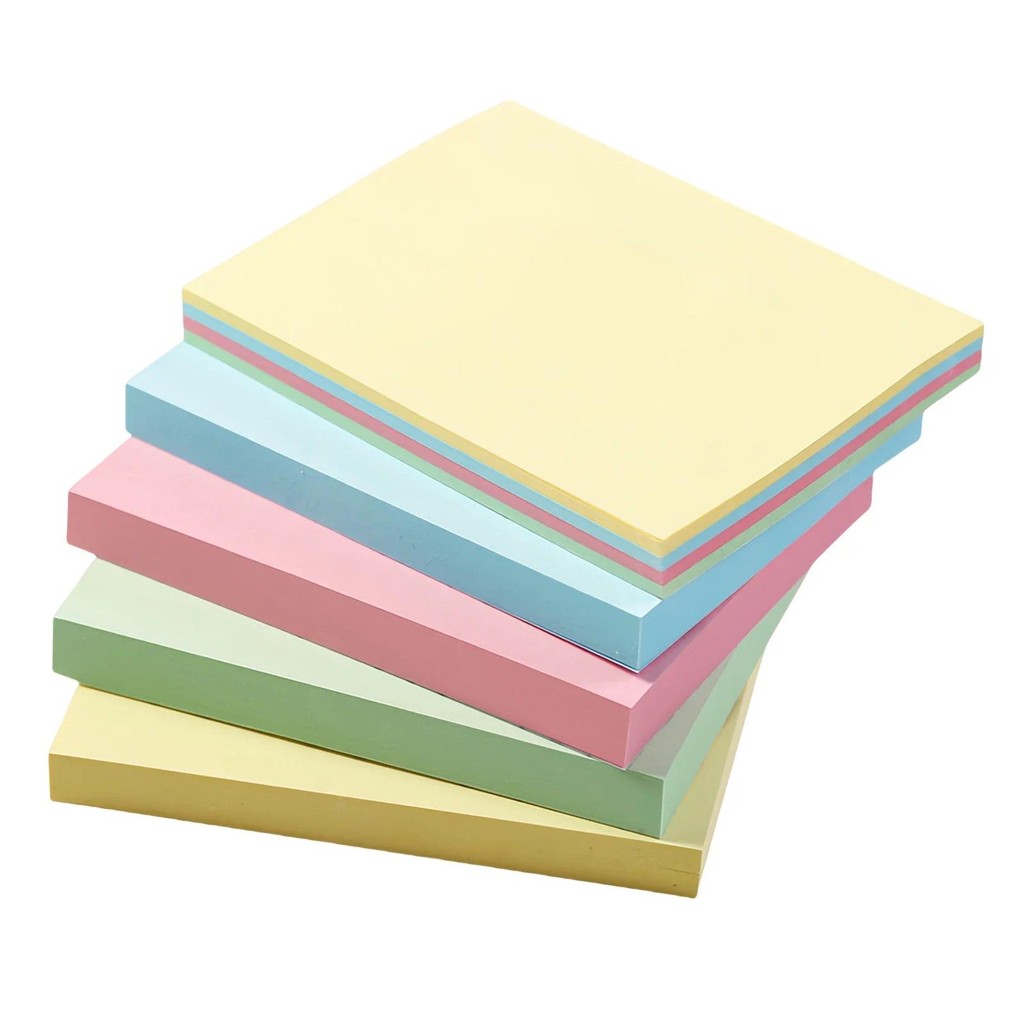 

100Sheets Color Posted It Memo Sticky Notepad Notes Pads Notebook School Office Stationery Posits Paper Stickers Message Sticker