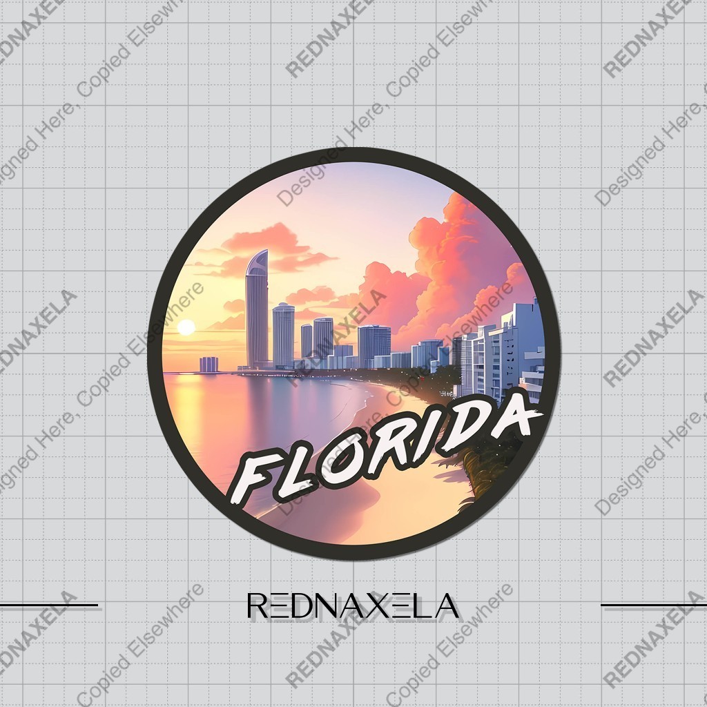 

Stiker Vinyl Florida Stiker Koper Outdoor Waterproof Sticker