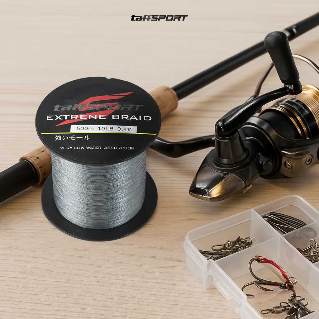 Senar Pancing Serat Braided / Benang Tali Pancing Extreme Braid