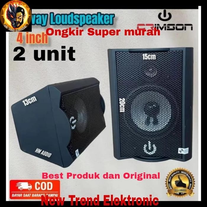 PROMO  Speaker Pasif DUSENBERG Astex X 1 Speaker Gantung 5 Inch - 2 Unit - CrimsonCr402