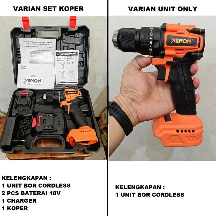 XENON CDID1845 18V Bor Beton Cordless Impact Drill