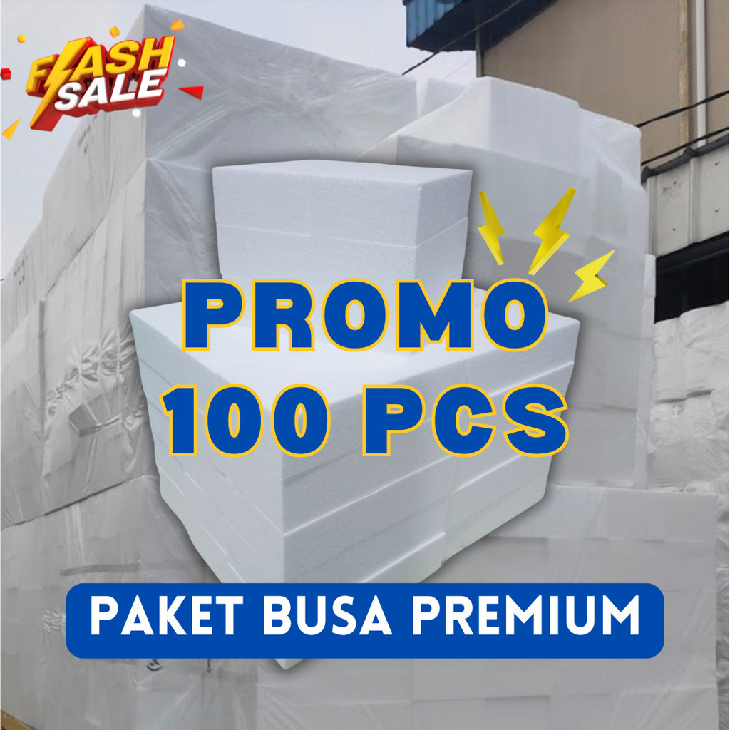 

paket 100pcs PROMO STYROFOAM BUKET 20cmx10cmx5cm kualitas premium termurah khusus cargo
