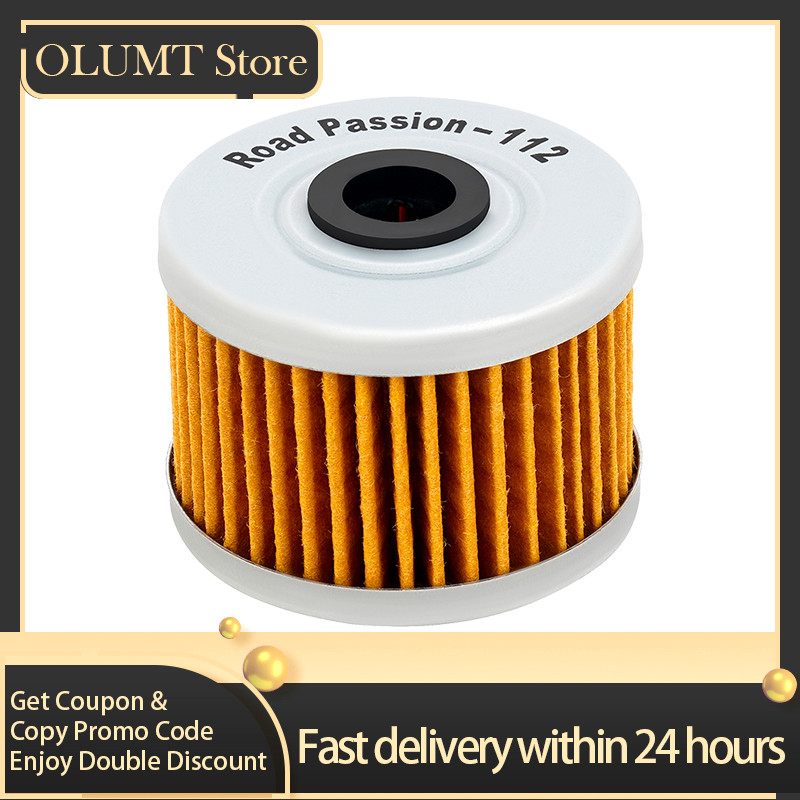 Road Passion Motorcycle Accessories Oil Filter For Honda CBX250 NX250 XL250 GB500 XL600 NX650 For Ka