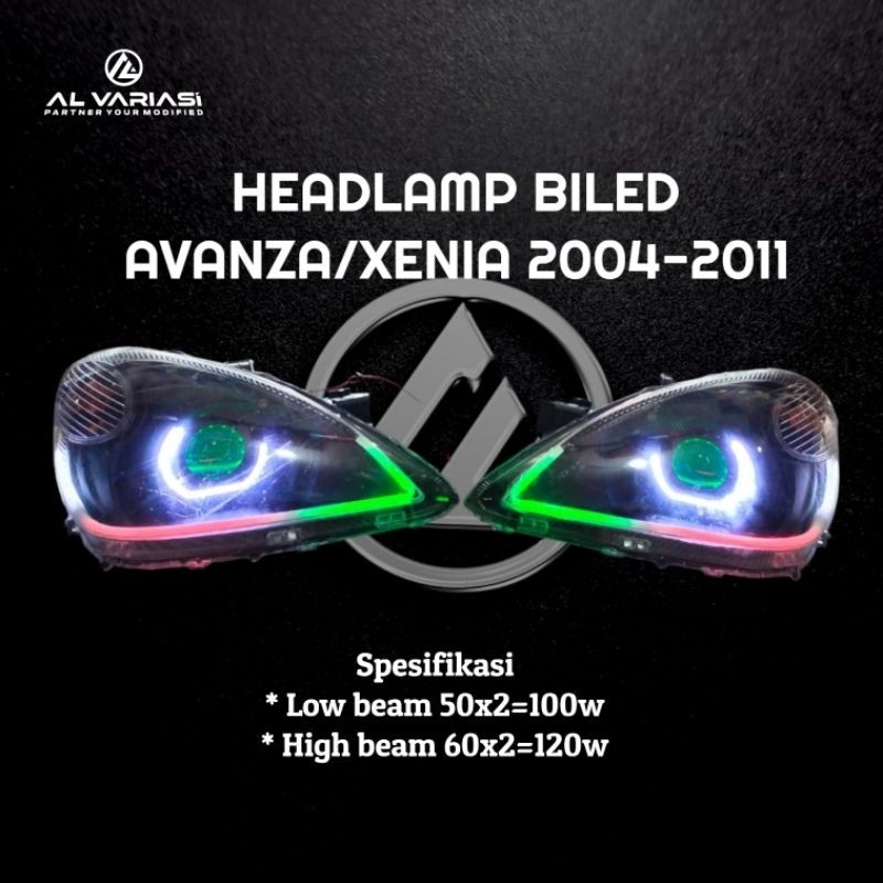 Headlamp Billed Avanza 2004-2006 Rgb
