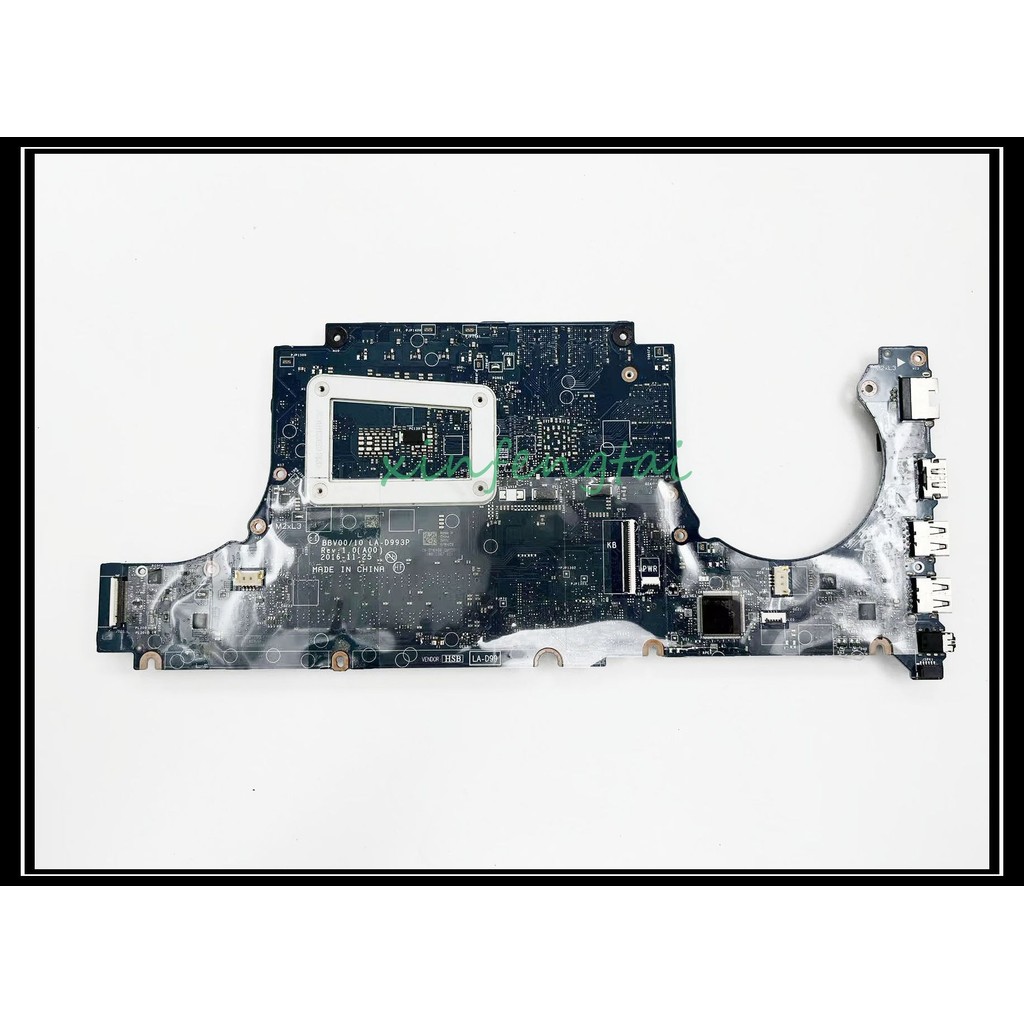 LA-D993P For dell Inspiron 15 7000 7567 P65F Laptop Motherboard DDR4 I5-7300HQ I7-7700HQ GTX1050/GTX