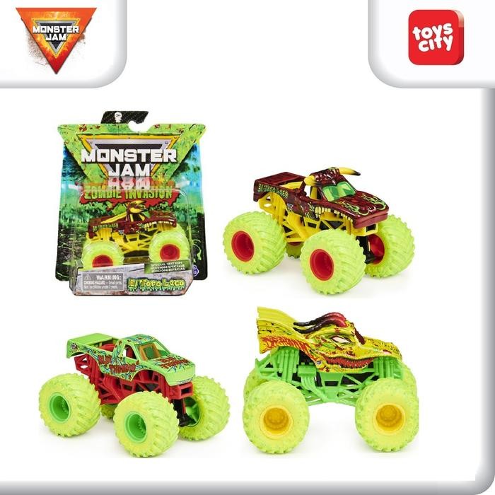 Monster Jam Zombie Invasion 1:64 Mainan Anak Monster Truck by Urbanite store