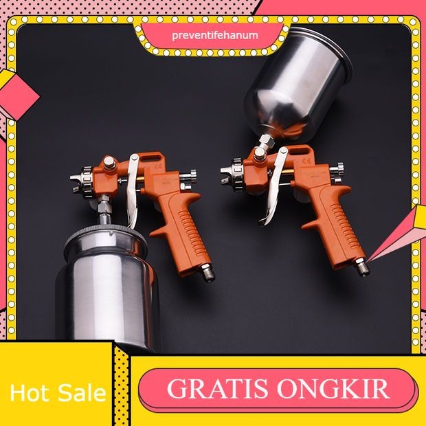 YUKIDO F75S Spray Gun Tabung Atas Tabung Bawah Alat Cat Semprot F 75 S F 75S F75 S Air Spraygun Mode