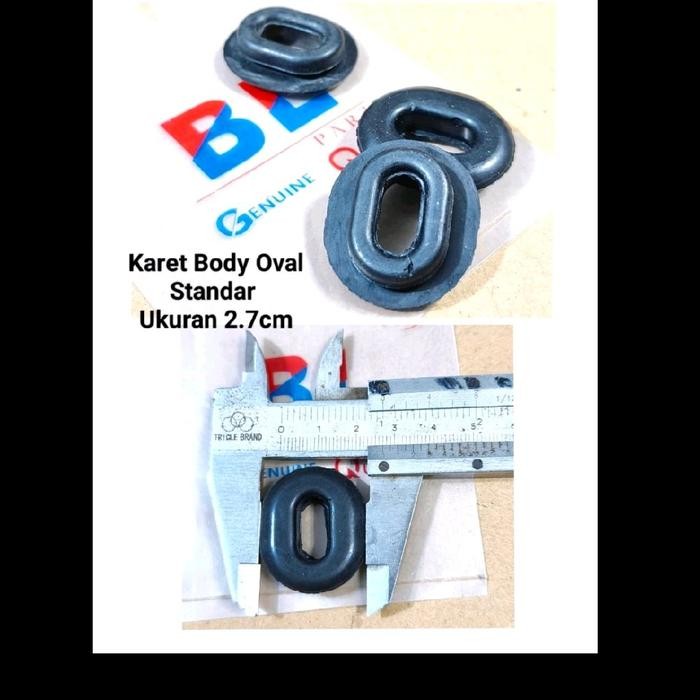 

MURAH 10pcs karet body oval besar diameter luar 2.7mm
