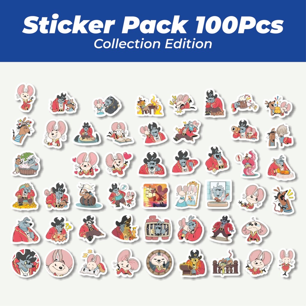 

Hot Stiker Funny Character Gorgonzola And Crew Dekorasi Lucu Kreatif untuk Notebook, Skateboard, HP