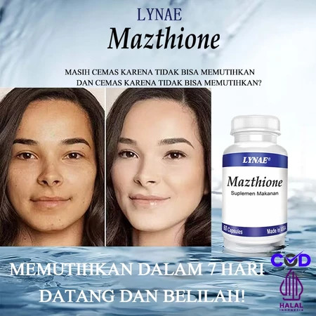MAZTHIONE - glutathione whitening (antioksidan )femina whitening supplement 100% ORIGINAL