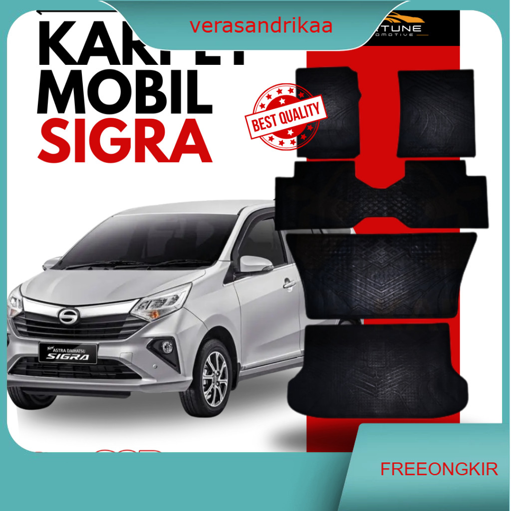Karpet Lantai Karet Mobil Sigra / Karpet Mobil Karet Sigra