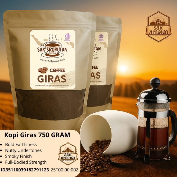 

Bubuk Kopi Giras kemasan 750 Gram murah nikmat perpaduan berbagai jenis kopi robusta