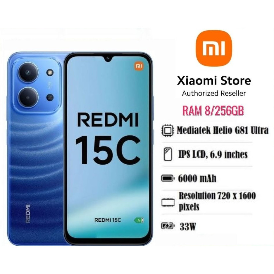 Redmi 15C Ram 8/256Gb Garansi Resmi