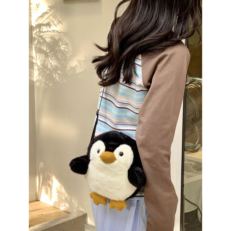 TasBagus Tas Selempang Penguin Mewah Baru
