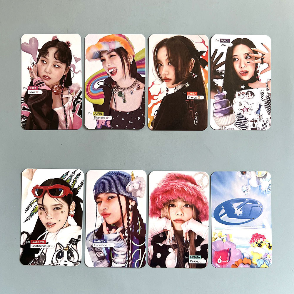 7pcs/set KPOP XG Album Shooting Star Photocard LOMO Small Card JURIN CHISA HINATA HARVEY JURIA COCON