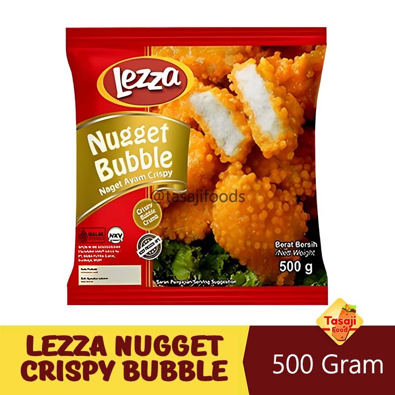 

LEZZA Chicken Nugget Crispy Bubble 500 Gram Asfar