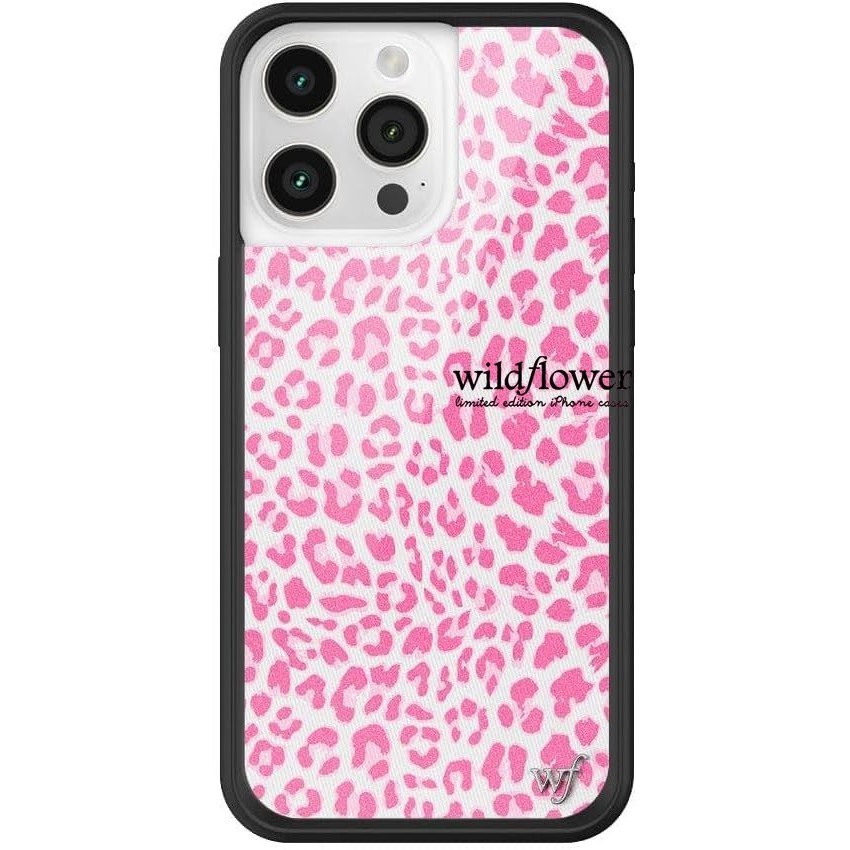 JUJI Wildflower Cases Pink Meow Case For IPhone 11 12 13 14 15 16 15 Pro Max | Pink White Animal Pri
