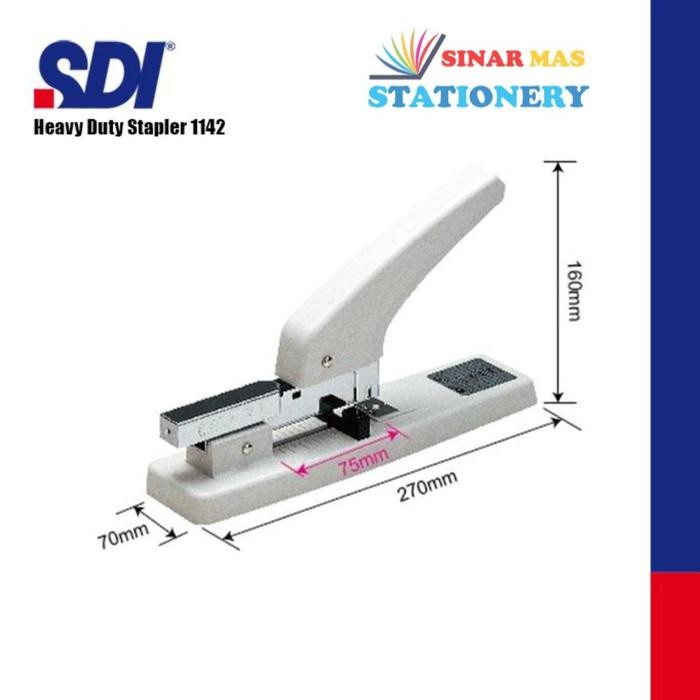 

Stapler Heavy Duty SDI 1140/Stapler Besar/Stapler Kertas Jilid Buku by Fajar SA
