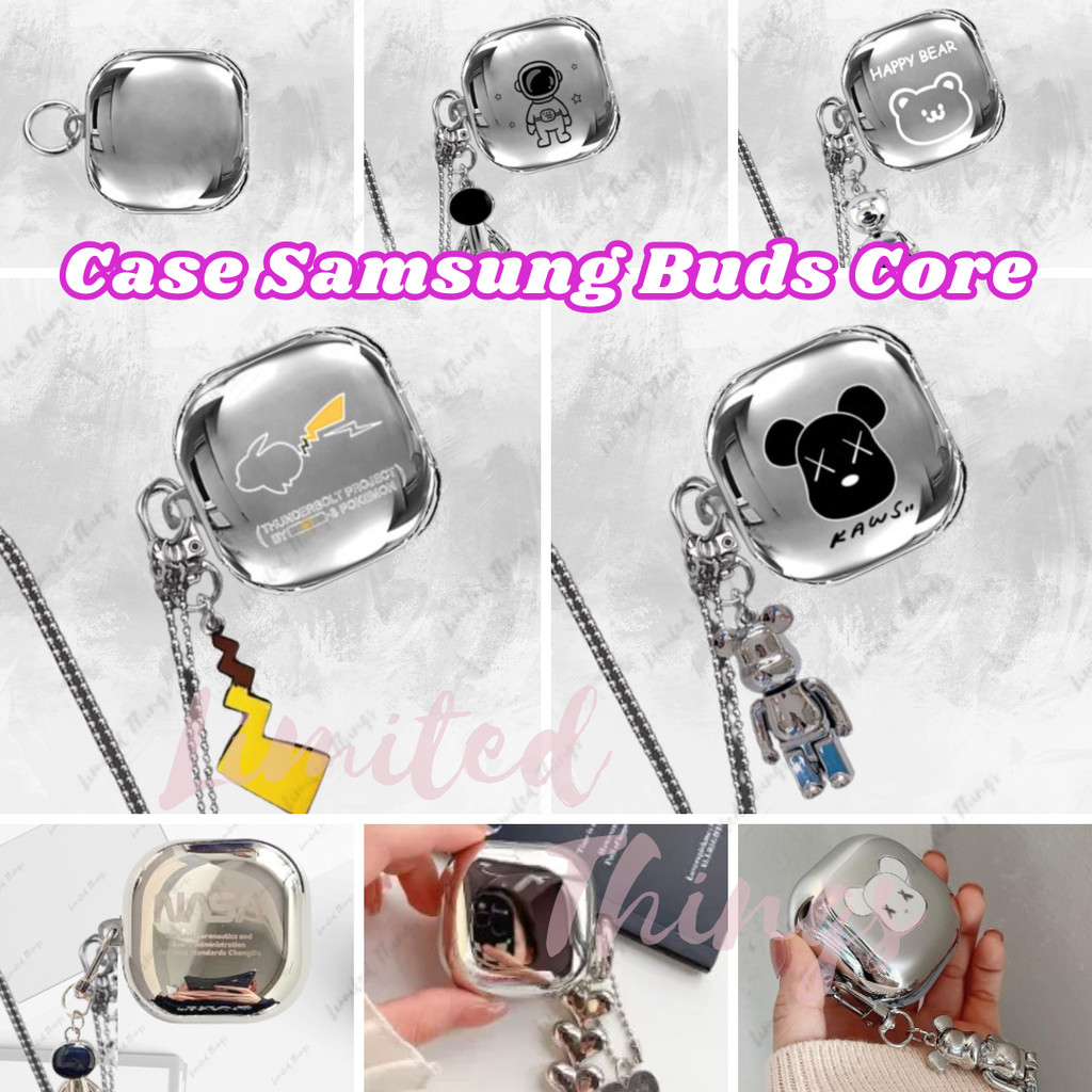 SOFT CASE Mirror Samsung Galaxy Buds Core Case Kartun Mirror