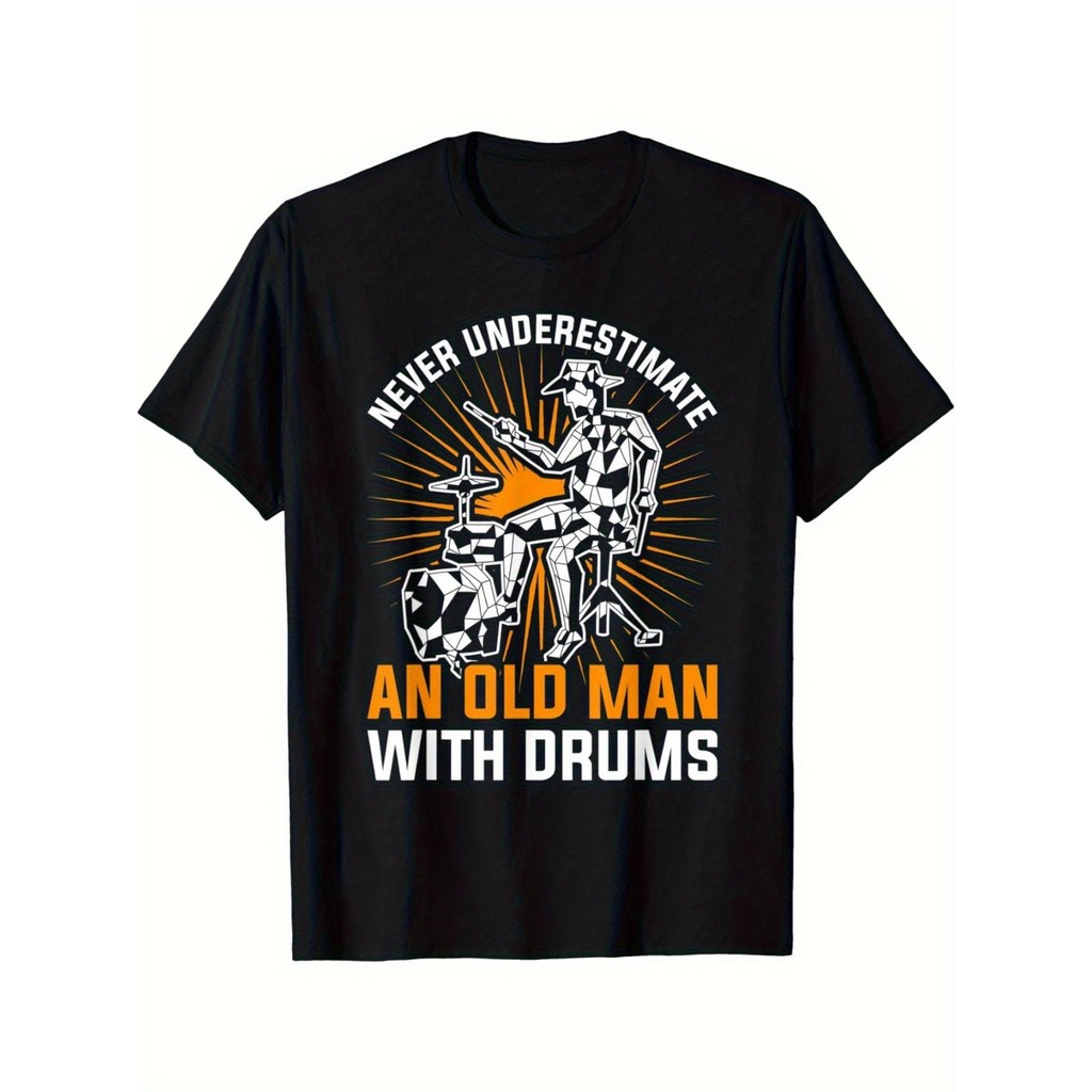 Kaos Hadiah Pensiun Drummer Musik - Ukuran S-XXXL