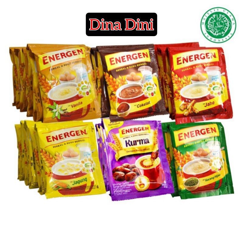 

New ENERGEN SEREAL ( 1 RENCENG ISI 10 SACHET )