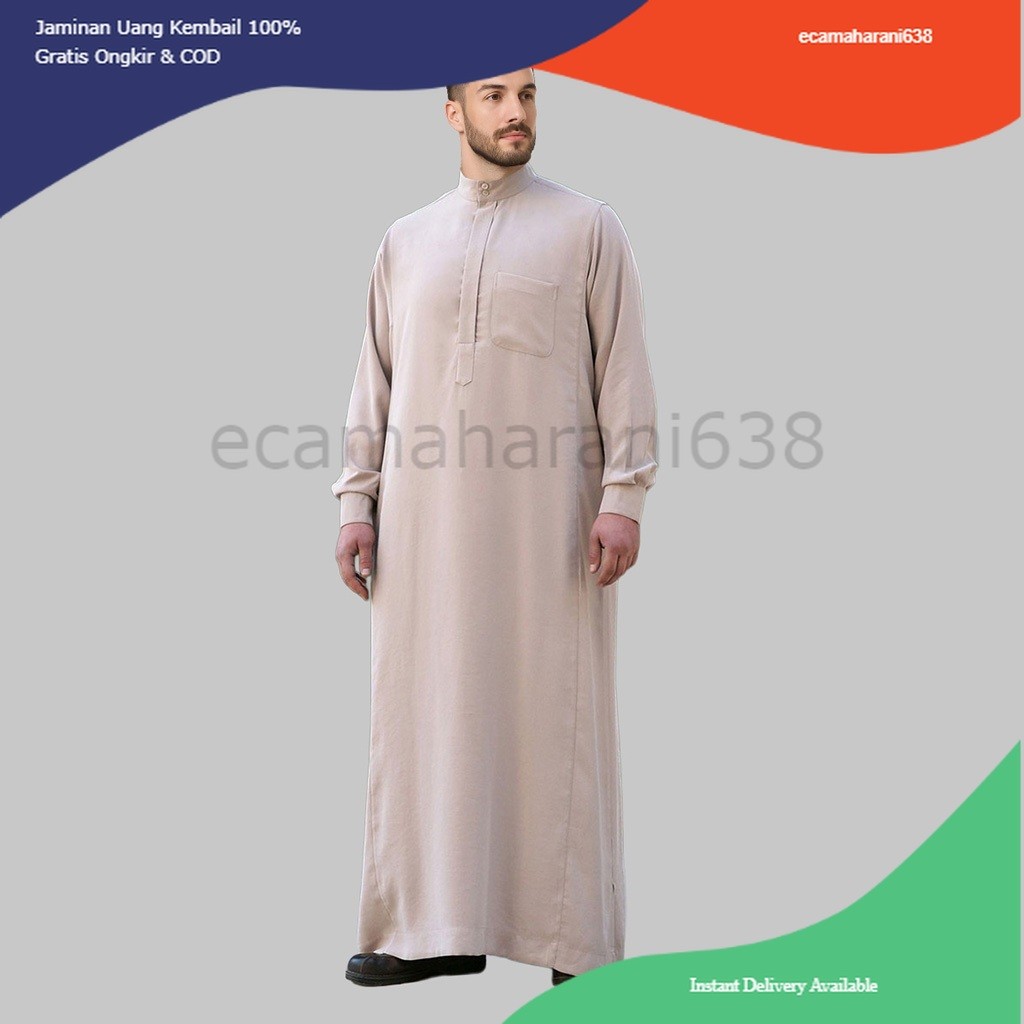 Jubah Pria Toyobo Thobe Jubah Gamis Pria MUslim At-Tsaqafi Baju Muslim Pria Jubah Pria Thobe Toyobo 