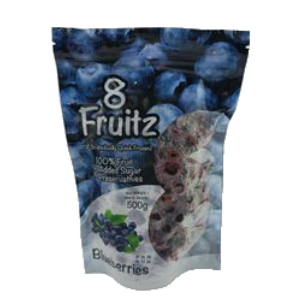 

8 Fruitz Blueberries 500Gr Buah Beku Buah Frozen