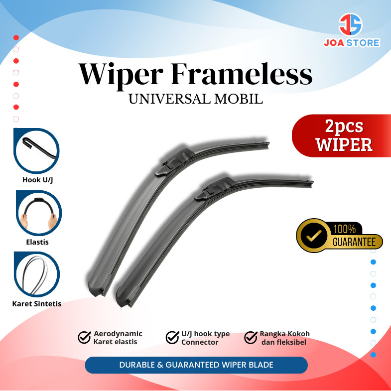 Wiper Blade AVANZA / XENIA 2012-2016 - Karet Wiper Mobil Toyota Avanza - Daihatsu Xenia - Wiper Blad