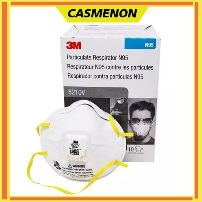 3M Masker N95 - 8210v Particulate Respirator
