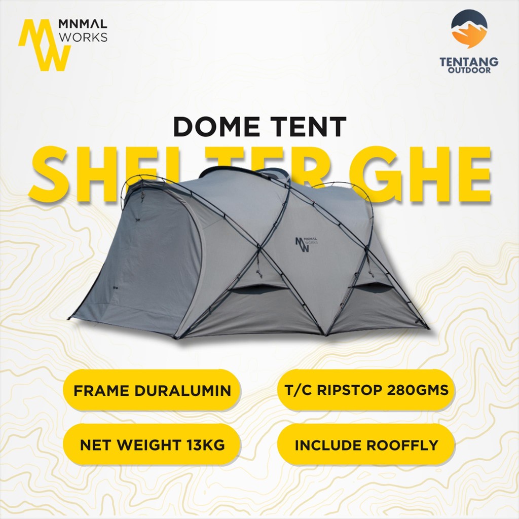 Tenda Shelter GHE MINIMAL WORKS Camping Outdoor