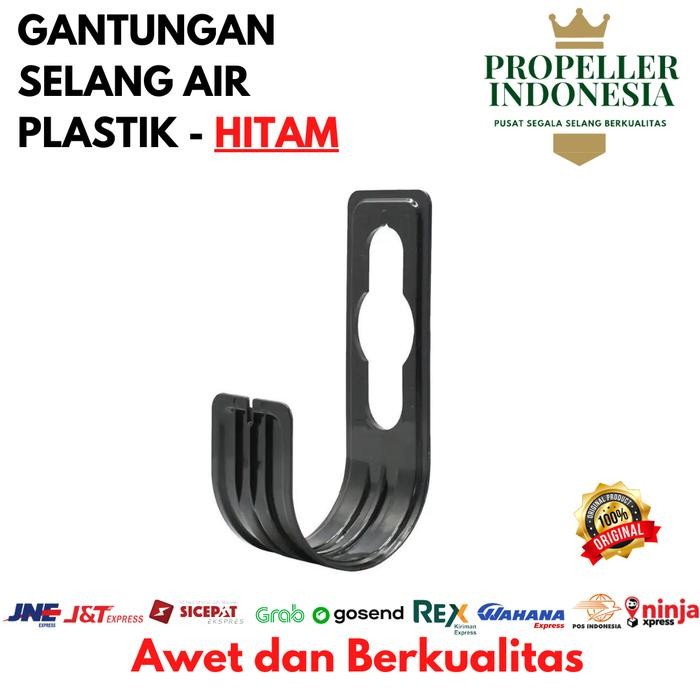 PROMO  Gantungan Selang Gulungan Selang Air Plastik - Hitam