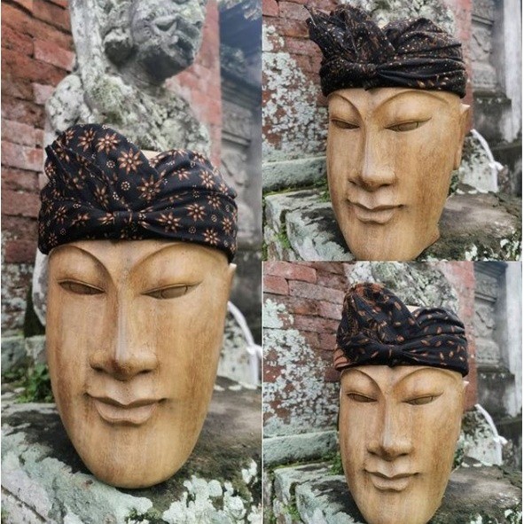 KIBARSTORE - Udeng Batik Bali || Udeng Batik Print || Udeng Batik Setengah Jadi MURAH