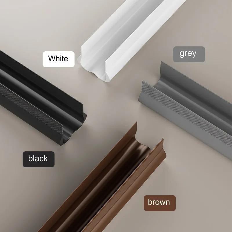 TaffHOME Lis Penghalang Serangga Debu Bawah Pintu Bottom Seal 93cm - AT-93 - Black
