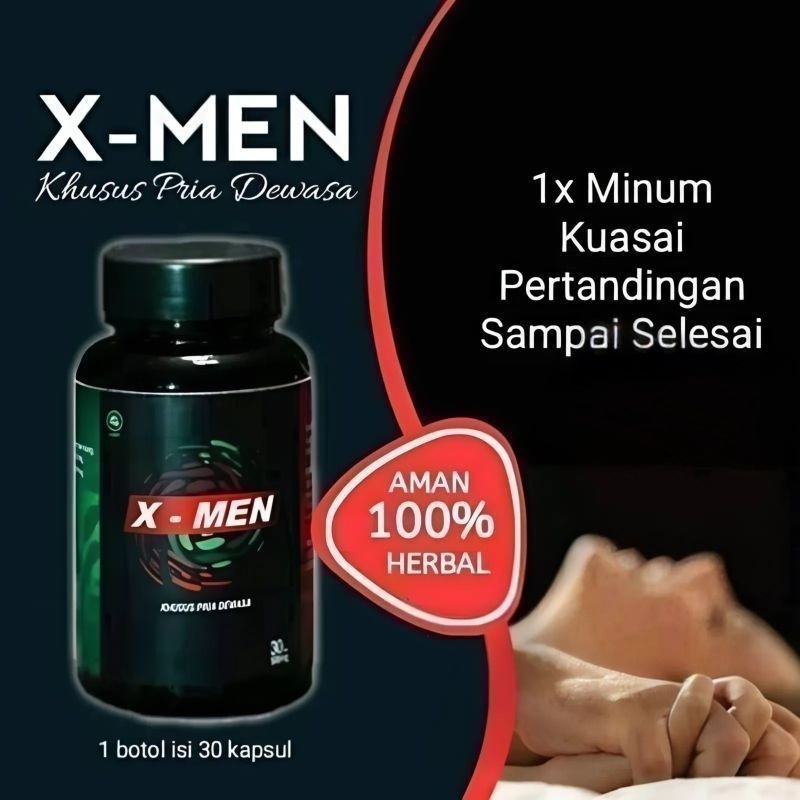 X-men origina 100% bangkitkan stamina jadilah perkasa herbal