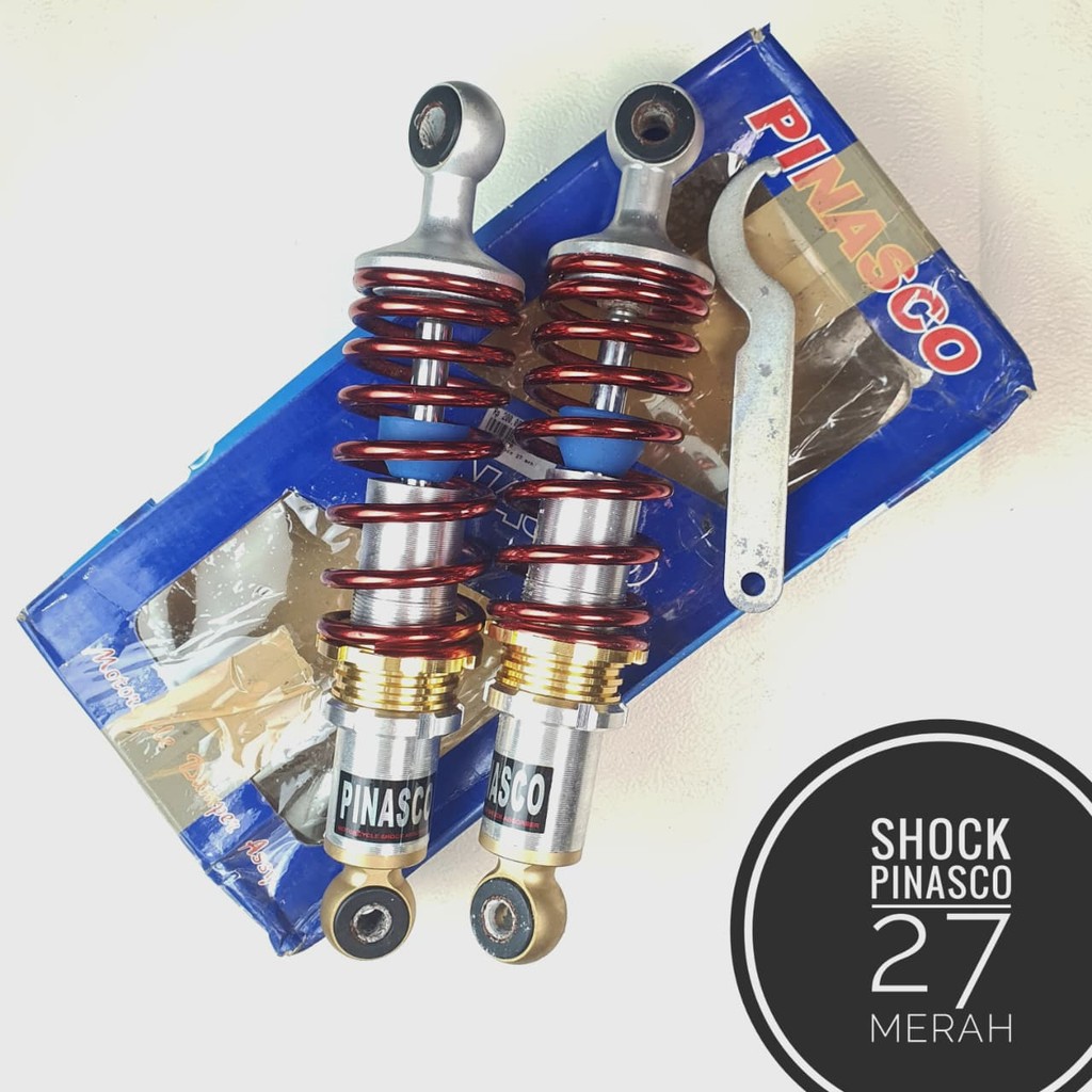 Shockbreker Shock Pinasco Jupiterz/Jupiter Z1/vegaZR/VegaRnew/F1zr 27 merah /putih