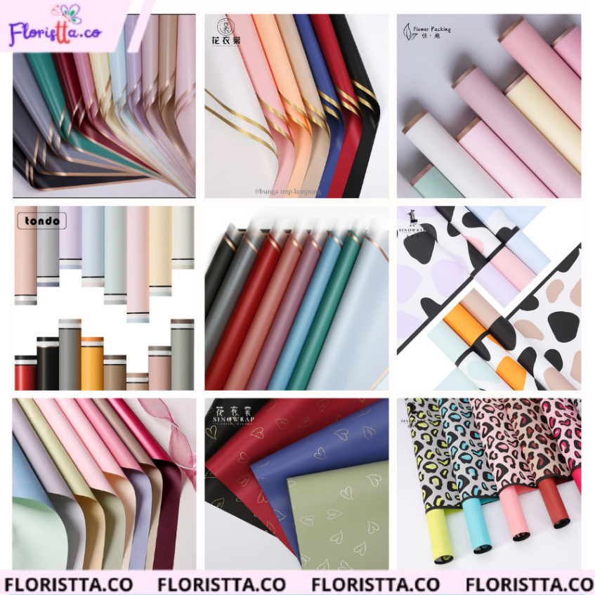 PROMO KERTAS BUKET CELLOPHANE MURAH 20 RIBU ISI 20 LEMBAR KUALITAS BAGUS