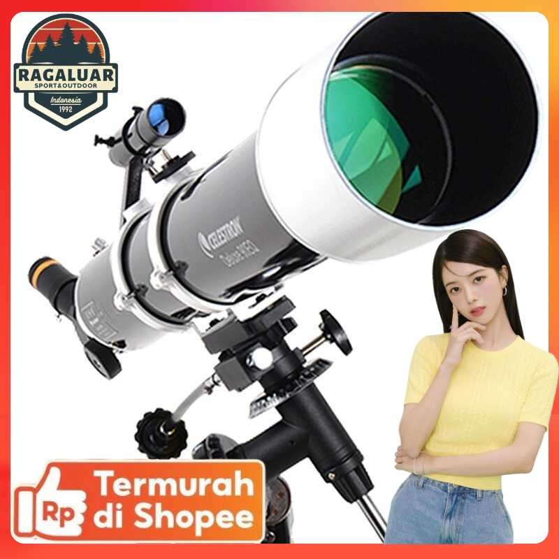 CELESTRON Astronomical Telescope Teropong Bintang - Deluxe 90EQ