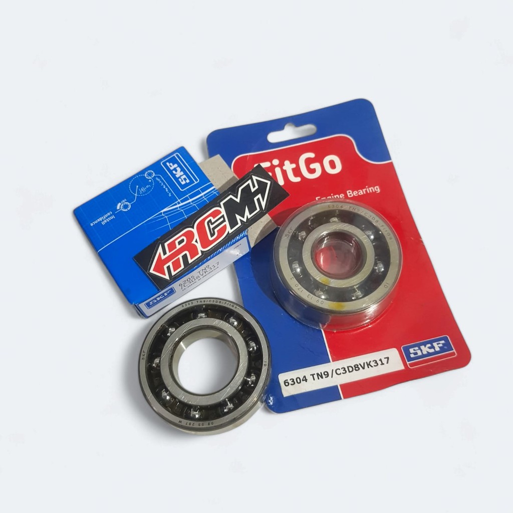 HARGA SEPASANG BEARING LAKER LAHER KRUK AS 6205 6304 SKF FITGO C3 RXKING RXS RXZ RZR JUPITER Z FITGO