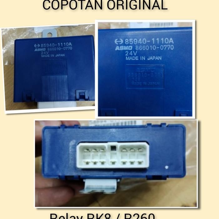 RELAY WIPER RK8J - RELAY ASMO RK8J 866010-0770 COPOTAN ORIGINAL BEST