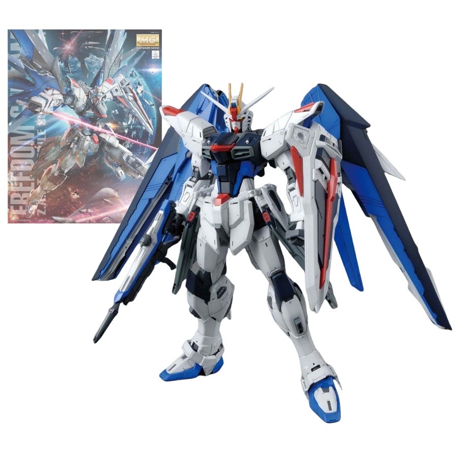 Bandai Mg 1/100 Gundam Seed Zgmf-X10A Freedom 2.0 Plastic Model Cool Gift Mecha Warrior Figure Educa