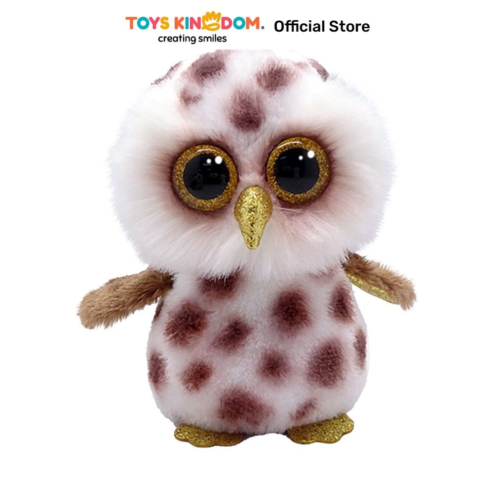Toys Kingdom Ty Beanie Boos Boneka Hewan Spotted Owl Reguler Ty95333 Toys Kids Toy Boneka Kain Karak