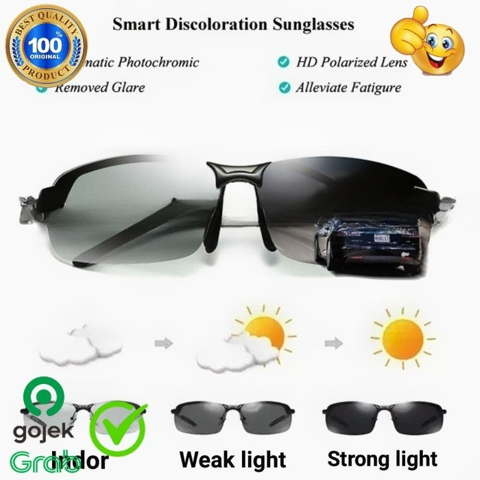 EL Polarized / Kacamata Anti Silau Photochromic Polarized ORIGINAL SKY808