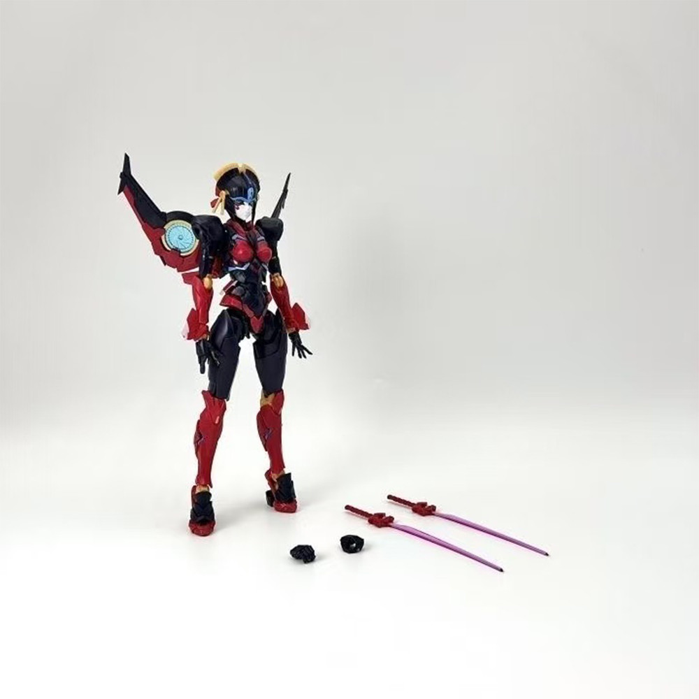 [In Stock]Transformation Wind Scythe Wit Windblade  MD004 Windblade Assembly KO RIOBOT Action Figure